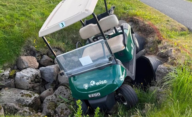 Hækka aldurstakmark til leigu á golfbílum í kjölfar óhapps