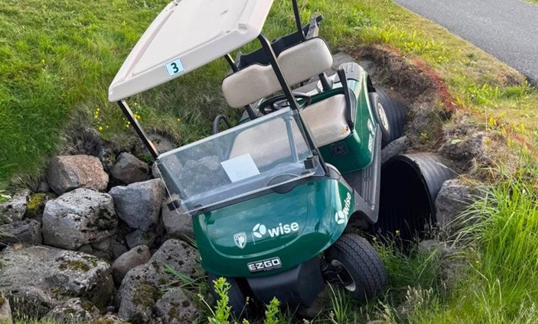 Hækka aldurstakmark til leigu á golfbílum í kjölfar óhapps