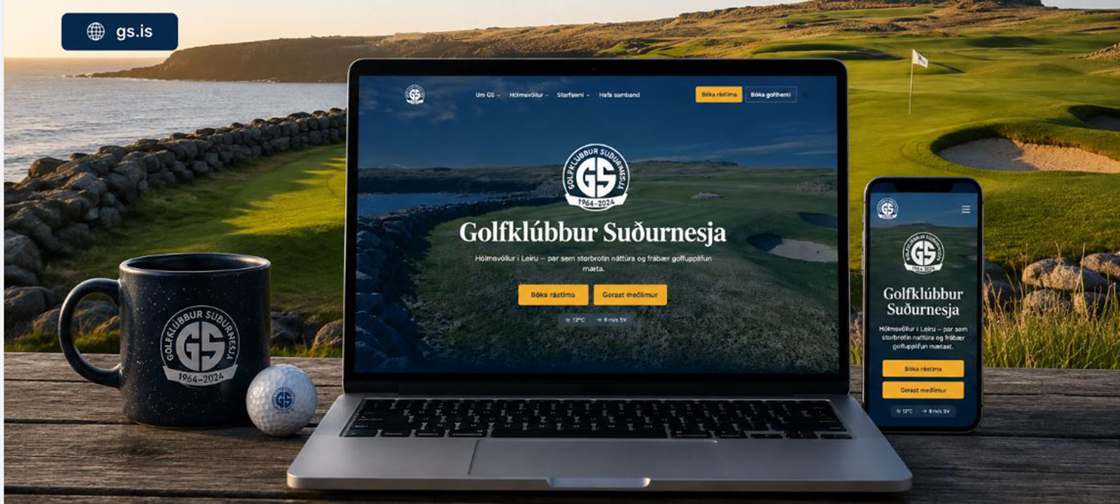 Ný heimasíða hjá Golfklúbbi Suðurnesja