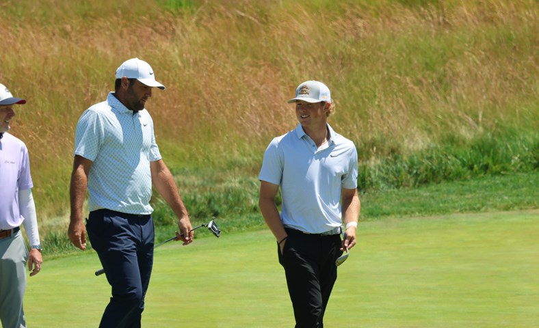 Gulli í súperholli á síðasta æfingahring - fjöldi Íslendinga á US Open