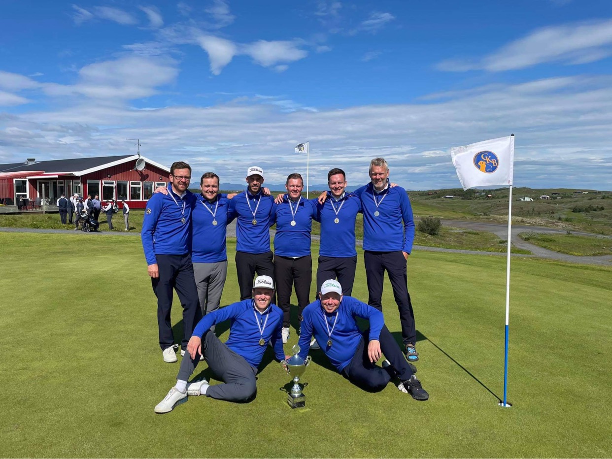 Golfklúbbur Kiðjabergs sigraði í 2. deild Íslandsmóts Golfklúbba