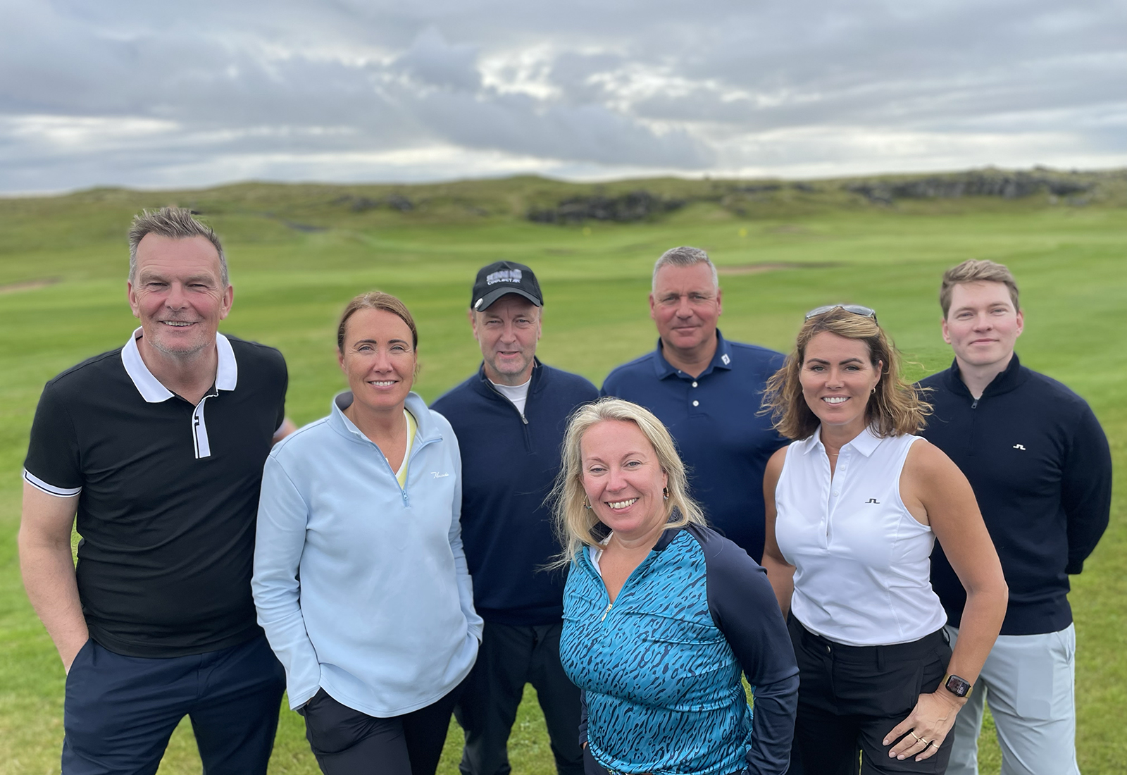Frábærlega heppnað golfmót Seinni níu í Grindavík